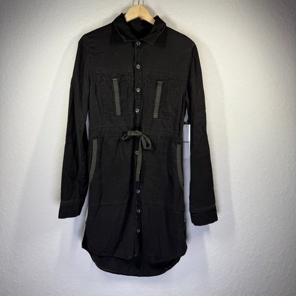 Stylish Black Midi Dress - Picture 2 of 7